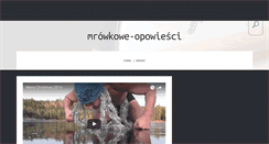 Desktop Screenshot of mrowkowe-opowiesci.org